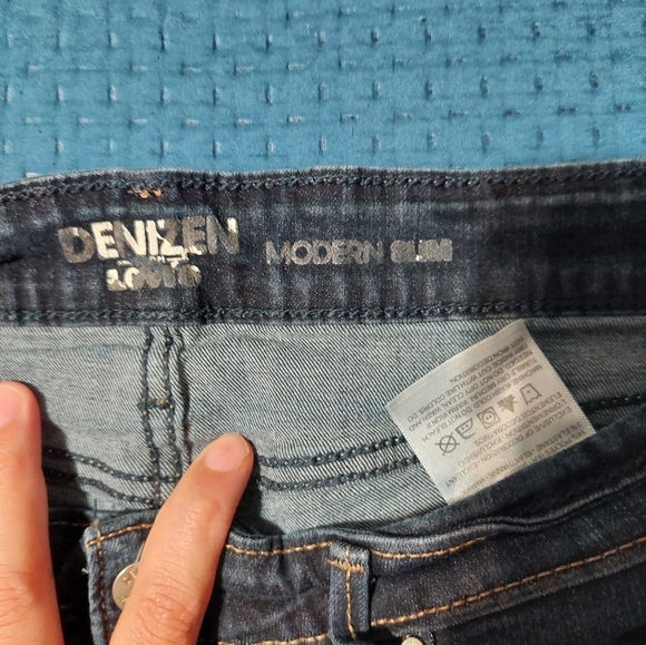 Denizen from Levi's Dark Wash Women's Straight Leg Jeans - Picture 3 of 4